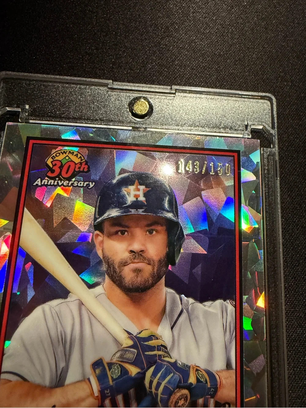 2019 Bowman Jose Altuve Atomic Refractor /150 30th Anniversary